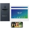 Mathfel 2 Draht BUS WLAN Video Türsprechanlage 10 Zoll Monitor Full HD 2 MP 170° Weitwinkelkamera Außenstation Anthrazit