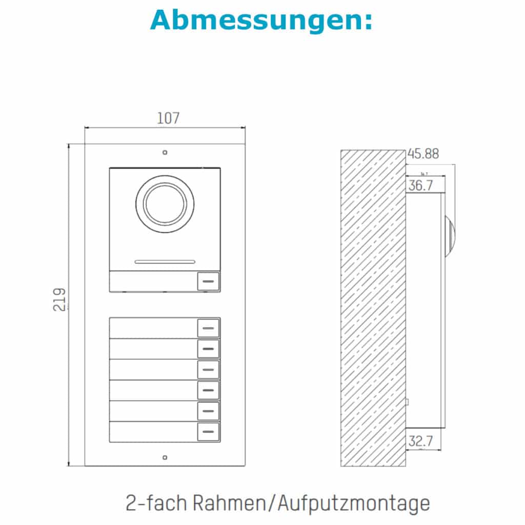 Mathfel LAN IP Video T rsprechanlage IP65 170 Full HD Kamera mathfel-lan-ip-video-t-rsprechanlage-ip65-170-full-hd-kamera