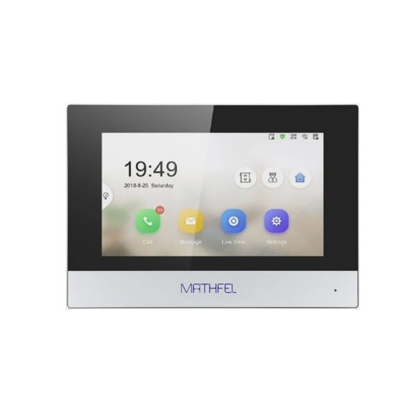 Mathfel LAN IP | 7 Zoll Monitor Touchscreen | Schwarz