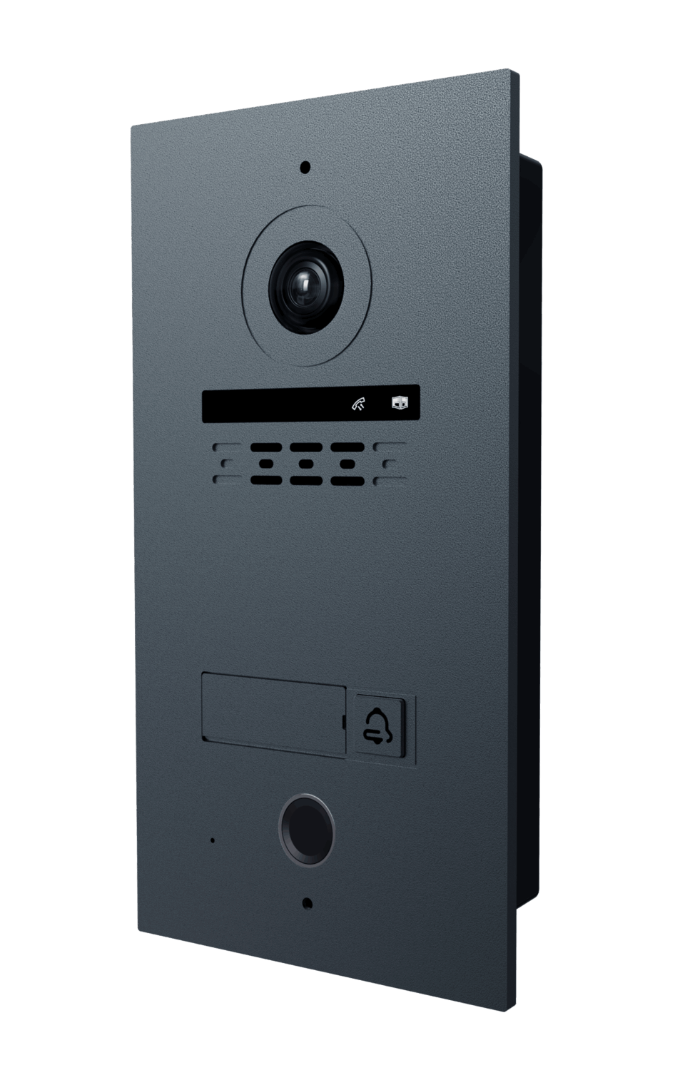 1 Familienhaus Fingerprint 2 Draht BUS WLAN Video-Türsprechanlage, 10 Zoll Monitor mit Full HD 2 Megapixel 170 Grad Weitwinkelkamera -Außenstation in Anthrazit mit Gravur – Bild 3