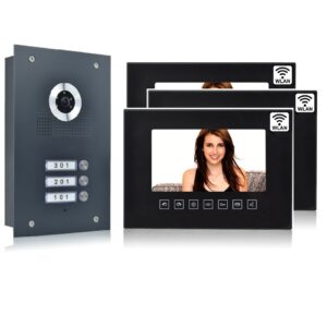 Homsecur Silver Kamera Fingerabdruck Zugang Für Video Türeingang Telefon System 