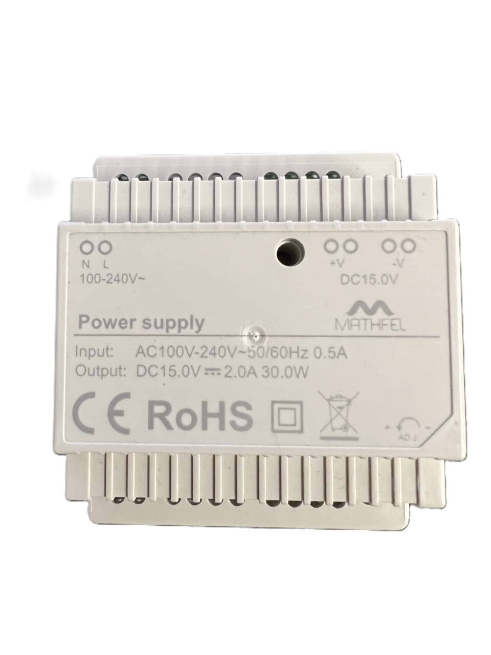 Mathfel Hutschienen Netzteil 230V 15V 2A