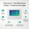 2-Draht IP Videotürsprechanlage | Full-HD 170° Kamera | Human-Bewegungsmelder | WLAN-Monitor… – Ansicht 5