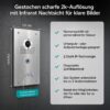 2-Draht IP Videotürsprechanlage | Fingerprint | Full-HD 170° Kamera | Human-Bewegungsmelder |… – Ansicht 1