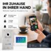 2-Draht IP Videotürsprechanlage | Fingerprint | Full-HD 170° Kamera | Human-Bewegungsmelder |… – Ansicht 7