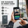 2-Draht IP Videotürsprechanlage | Full-HD 170° Kamera | Human-Bewegungsmelder | WLAN-Monitor… – Ansicht 8