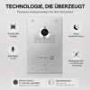 2-Draht IP Videotürsprechanlage | Full-HD 170° Kamera | Human-Bewegungsmelder | WLAN-Monitor… – Ansicht 3