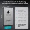 2-Draht IP Videotürsprechanlage | Full-HD 170° Kamera | Human-Bewegungsmelder | WLAN-Monitor… – Ansicht 2