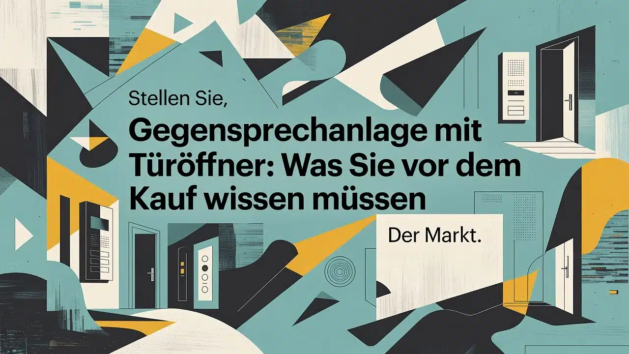 Professional header image for list-based article: Gegensprechanlage mit Türöffner: Was Sie vor dem Kauf wis...