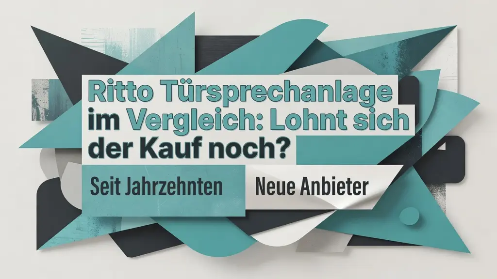 Professional header image for comparison analysis: Ritto Türsprechanlage im Vergleich: Lohnt sich der Kauf n...